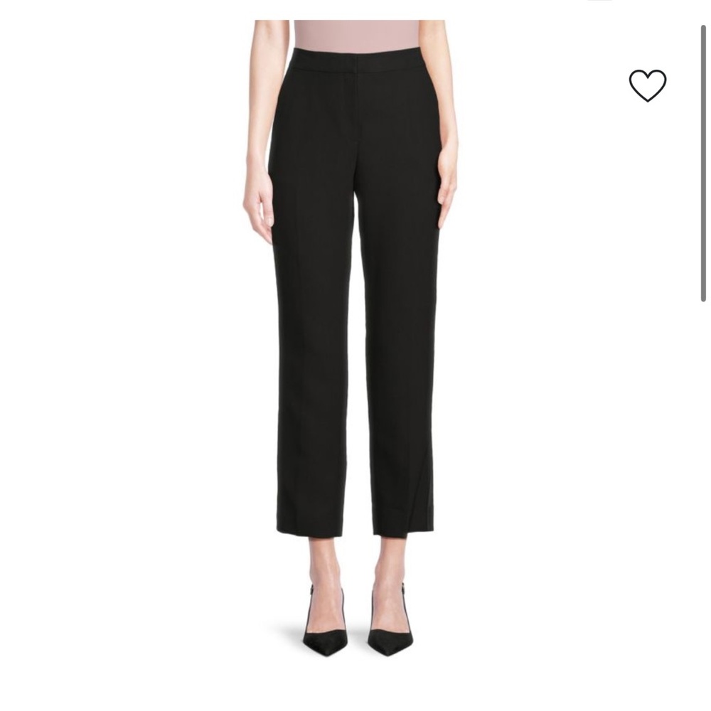 Lafayette 148 New York Black Cropped Pants original price $1698